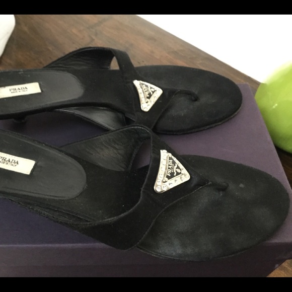 Prada Black Sandals - Picture 4 of 10